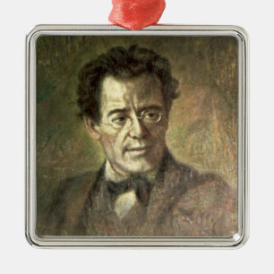 Gustav Mahler Metal Ornament