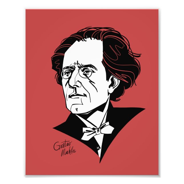 Gustav Mahler Photo Print (Front)