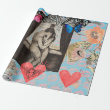 GUSTAV MUNCH "THE KISS" WRAPPING PAPER