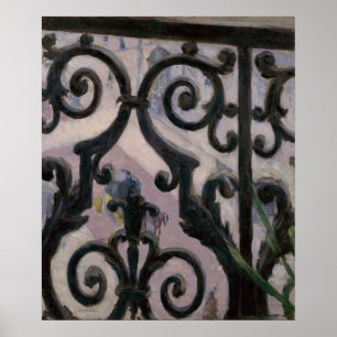 Gustave Cailebotte   View from a Balcony Poster