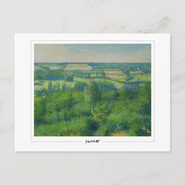 Gustave Caillebotte #146 - Fine Art Postcard (Front)