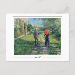 Gustave Caillebotte #14 - Carte postale Art