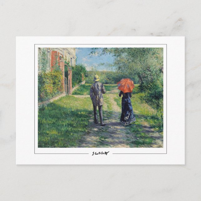 Gustave Caillebotte #14 - Carte postale Art (Devant)