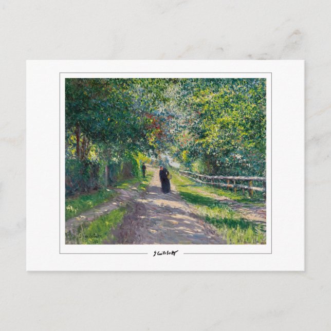 Gustave Caillebotte #3 - Fine Art Postcard (Front)