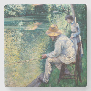 Gustave Caillebotte - Angling Stone Coaster
