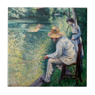 Gustave Caillebotte - Angling Tile