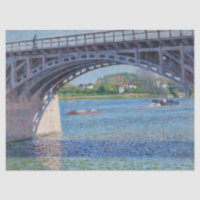 Gustave Caillebotte - Bridge at Argenteuil & Seine