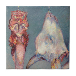 Gustave Caillebotte - Calf's Head and Ox Tongue Tile