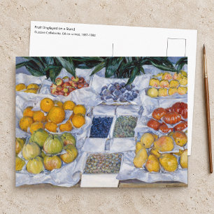 Gustave Caillebotte - Fruit Displayed on a Stand Postcard