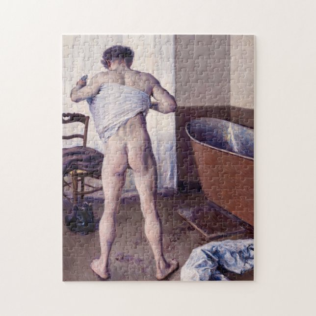 Gustave Caillebotte - Man at his Bath Jigsaw Puzzle (Vertical)