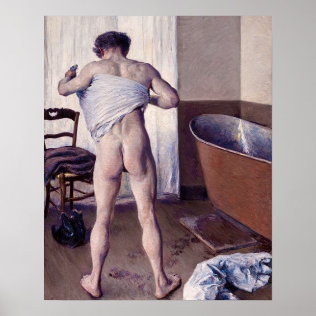 Gustave Caillebotte - Man at his Bath Poster (Front)