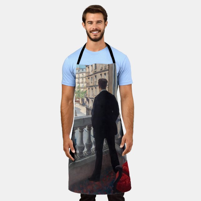 Gustave Caillebotte - Man at the Window Apron (Worn)