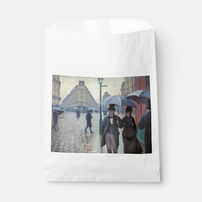 Gustave Caillebotte - Paris Street; Rainy Day Favour Bag (Front)