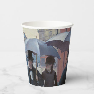 Gustave Caillebotte - Paris Street; Rainy Day Paper Cups