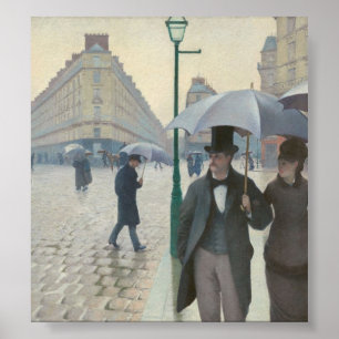 Gustave Caillebotte - Paris Street; Rainy Day Poster