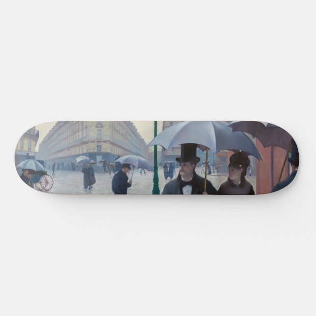 Gustave Caillebotte - Paris Street; Rainy Day Skateboard (Horz)