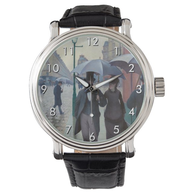 Gustave Caillebotte - Paris Street; Rainy Day Watch (Front)