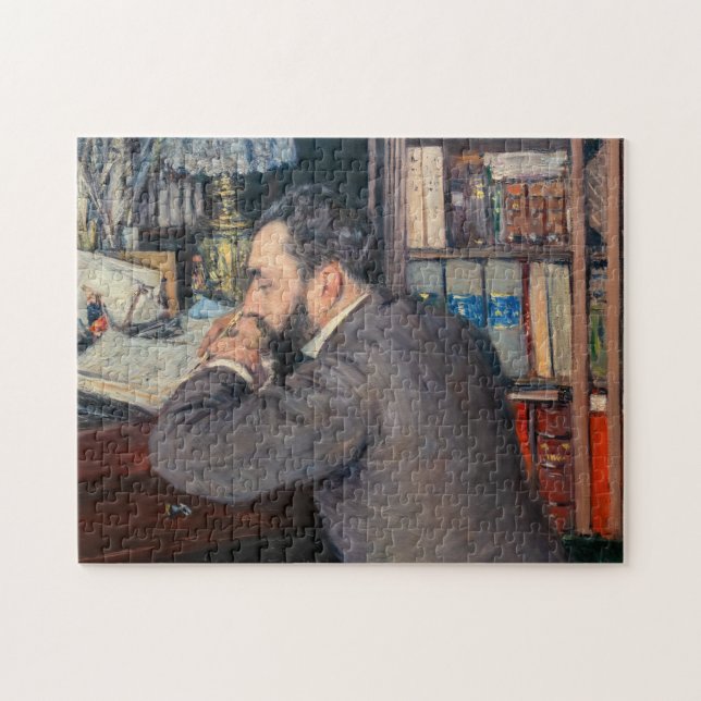 Gustave Caillebotte - Portrait of Henri Cordier Jigsaw Puzzle (Horizontal)