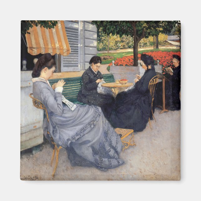 Gustave Caillebotte - Portraits in the Countryside Magnet (Front)