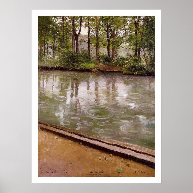 Gustave Caillebotte Poster (Front)