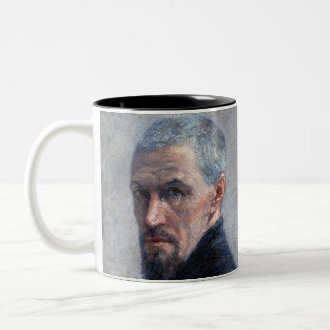 Gustave Caillebotte - Self Portrait Two-Tone Coffee Mug (Left)
