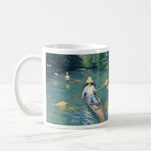 Gustave Caillebotte - Skiffs on the Yerres Coffee Mug