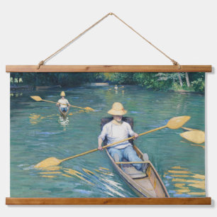 Gustave Caillebotte - Skiffs on the Yerres Hanging Tapestry