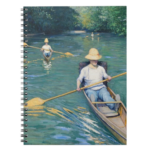 Gustave Caillebotte - Skiffs on the Yerres Notebook (Front)