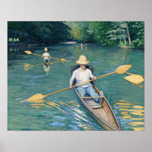 Gustave Caillebotte - Skiffs on the Yerres Poster