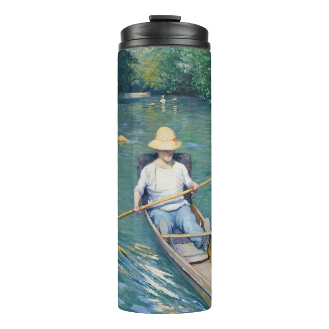 Gustave Caillebotte - Skiffs on the Yerres Thermal Tumbler (Front)