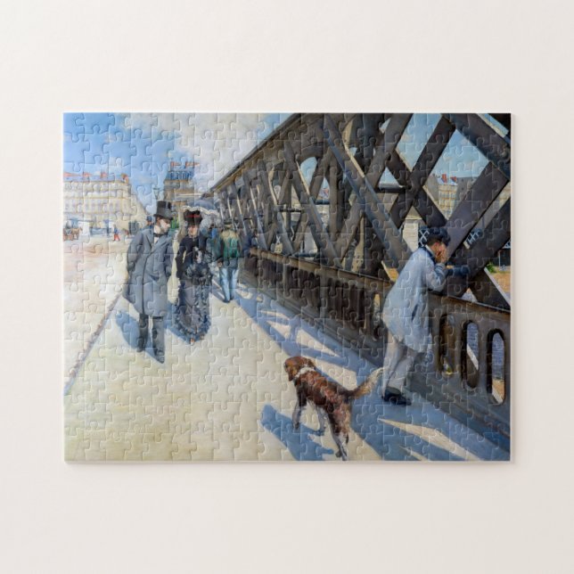 Gustave Caillebotte - The Bridge of Europe Jigsaw Puzzle (Horizontal)