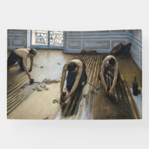 Gustave Caillebotte - The Floor Scrapers Banner