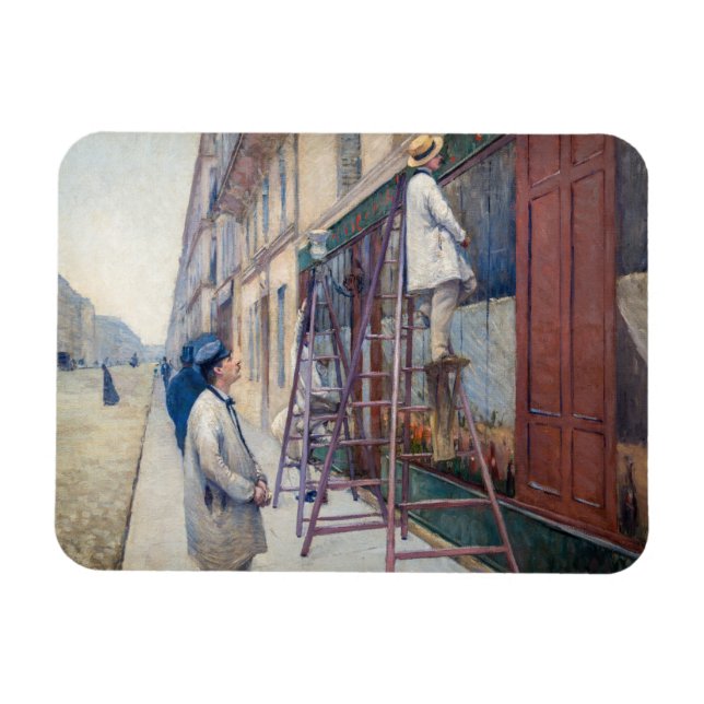 Gustave Caillebotte - The House Painters Magnet (Horizontal)