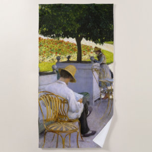 Gustave Caillebotte - The Orange Trees Beach Towel