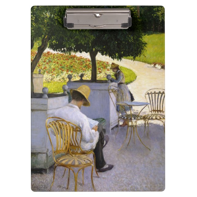 Gustave Caillebotte - The Orange Trees Clipboard (Front)
