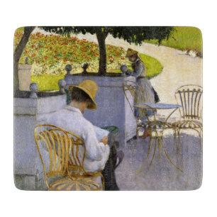 Gustave Caillebotte - The Orange Trees Cutting Board