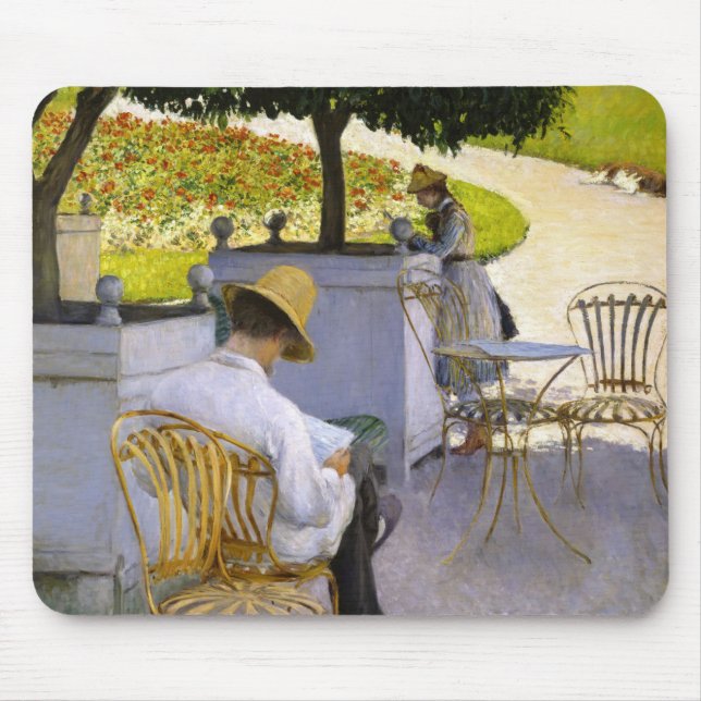 Gustave Caillebotte - The Orange Trees Mouse Pad (Front)