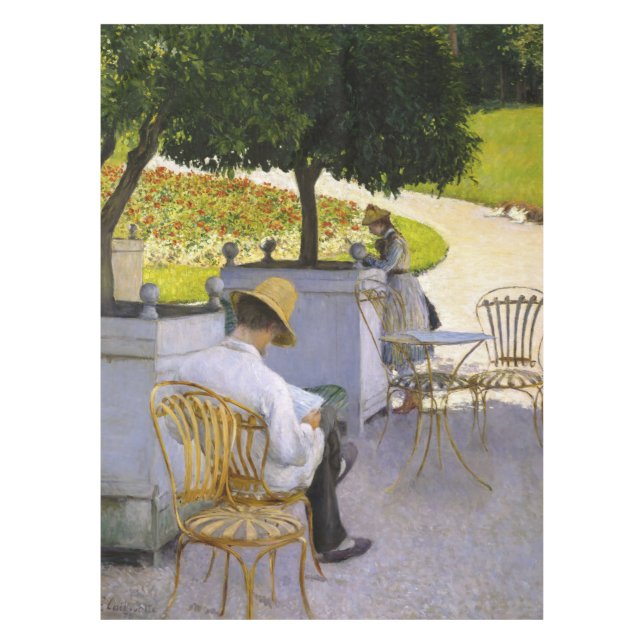 Gustave Caillebotte - The Orange Trees Tablecloth (Front)