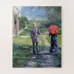 Gustave Caillebotte - The Path Uphill Jigsaw Puzzle