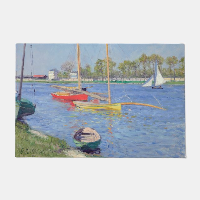 Gustave Caillebotte - The Seine at Argenteuil Doormat (Front)