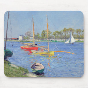 Gustave Caillebotte - The Seine at Argenteuil Mouse Pad