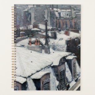 Gustave Caillebotte - Toits dans la neige