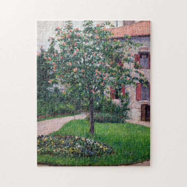 Gustave Caillebotte - Trees in Blossom Jigsaw Puzzle (Vertical)