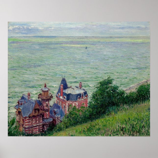 Gustave Caillebotte - Villas at Trouville Poster (Front)