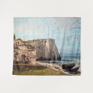 Gustave Courbet - Cliffs at Etretat after Storm Tapestry