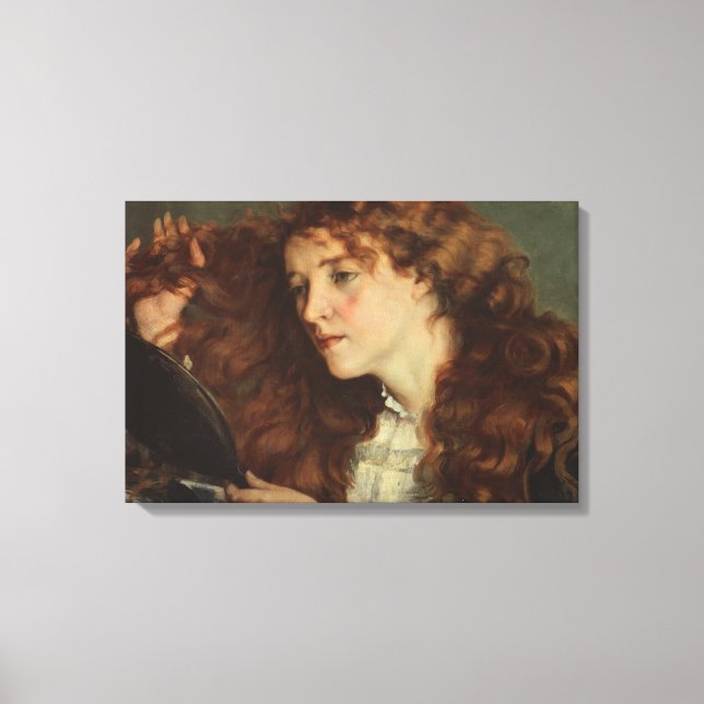 Gustave Courbet - Jo, the Beautiful Irish Girl Canvas Print (Front)
