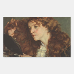 Gustave Courbet - Jo, the Beautiful Irish Girl Sticker