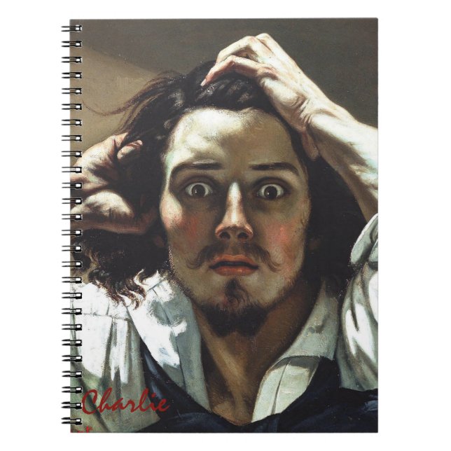 Gustave Courbet Le Désespéré _ Personalized Notebook (Front)