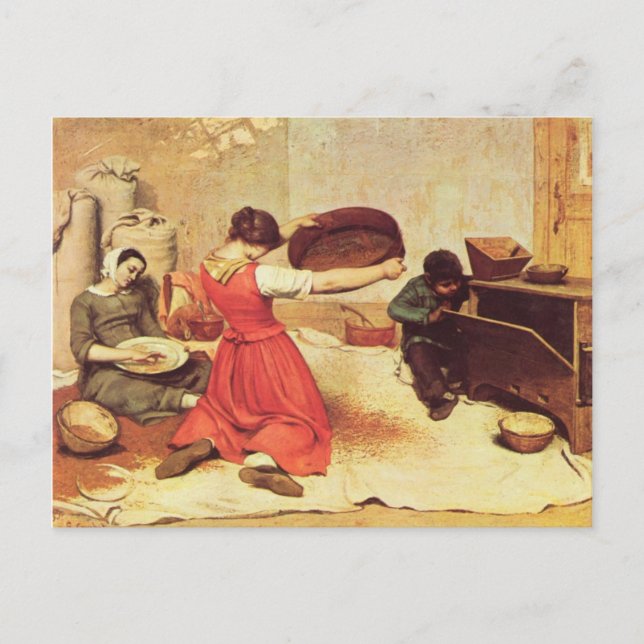 Gustave Courbet Painting Postcard (Front)