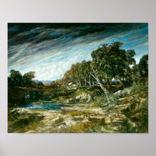 Gustave Courbet - The Gust of Wind Poster